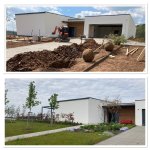 Progres v průběhu a po dokončení prací realizace zahrady RD